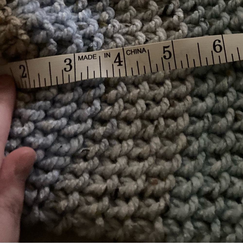 HANDMADE multicolored knit beanie hat for adults - Picture 5 of 5